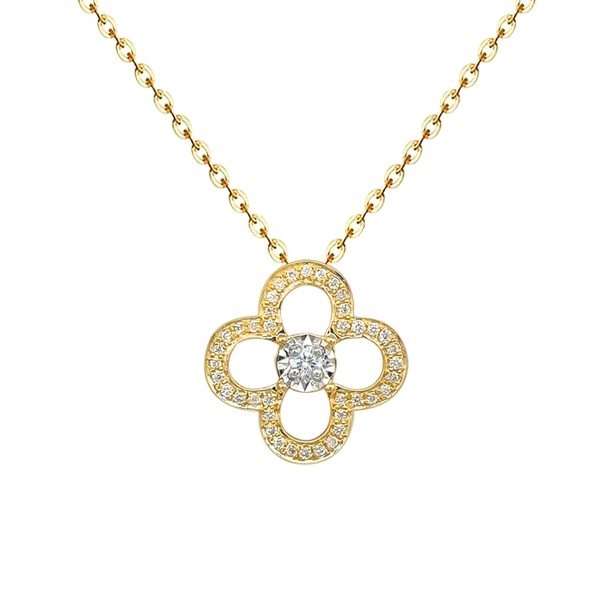 4 Leaf Clover Necklace for Women 