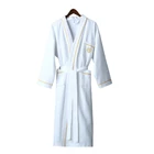 Cotton Professional Manufacturer 100% Cotton White Spa Hotel Bathrobe