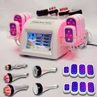 Radio 6in1 Facial Body Radio Frequency Ultrasound Fat Cavitation S Shape Vacuum Cavitation Slimming System Machine