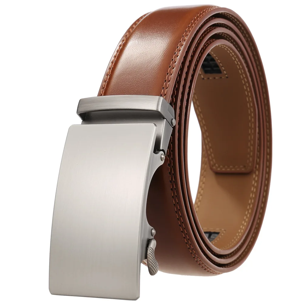 slide belt brown