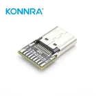 Connectors Pcb Connector Konnra U04S003111A Male PCB USB C Port Connectors