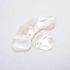 Gemstone New Style Grinding And Polishing Natural Gemstone Natural Mother Of Pearl Sliced Shell For Inlay Fashion Ring