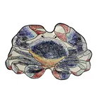 Ceramic Sea Shell Ceramic Animal Plate Marine Animal Ceramic Sea Shell Crab Kids Decorative Dinner Plate