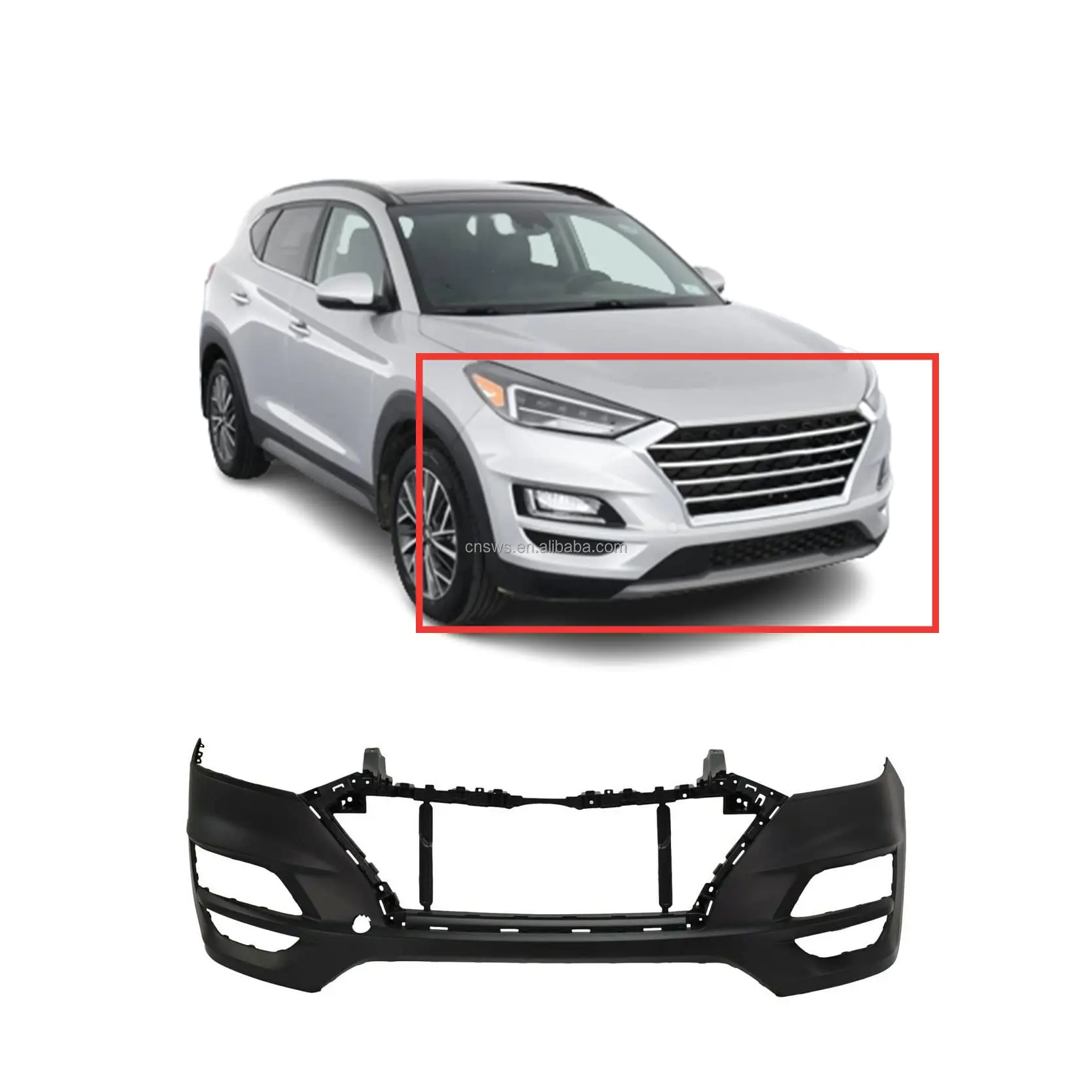 produit de haute qualité pièces automobiles pare-chocs de voiture couverture de pare-chocs avant pour hyundai tucson 2019 2020-35