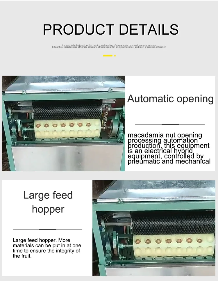 Factory Price Hawaii Macadamia Cutting Machine Semi-Automatic Macadamia Nut Cracker factory