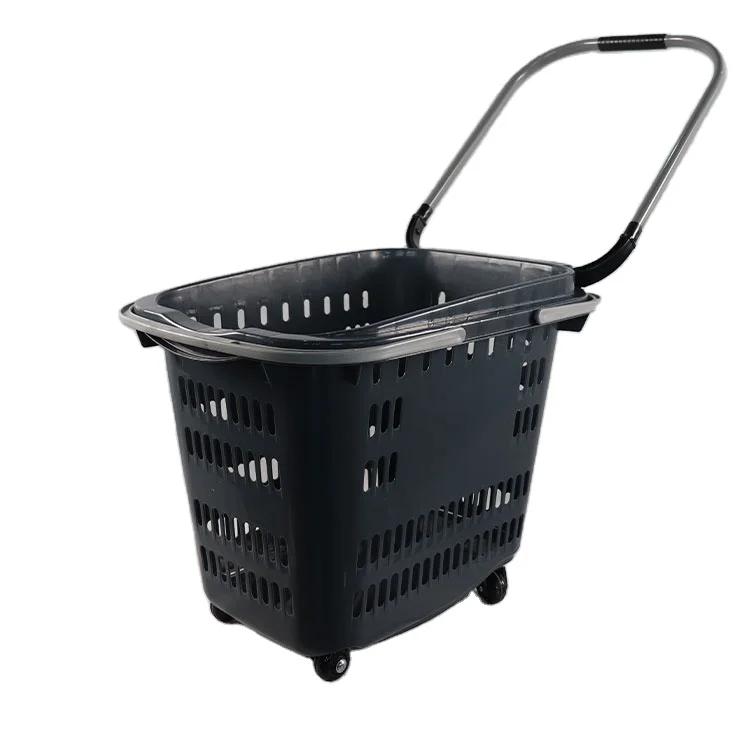 new arrival folding plastic shopping basket firmly simplicity