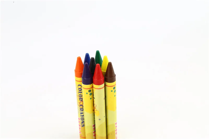 Wholesale OEM ODM Art Set Crayon Set 12 Colors Custom Non-Toxic Wax Crayons Set For Kids