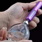 Spray Luxury Portable Mini Refillable Perfume Bottle 5ml Travel Perfume Spray Screw Aluminum