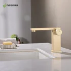 Luxury Taps Manufacturer Copper Brushed Gold Faucet