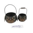 Small Garden Pot Small Rustic Vintage Style Handmade Metal Iron Garden Flower Pot
