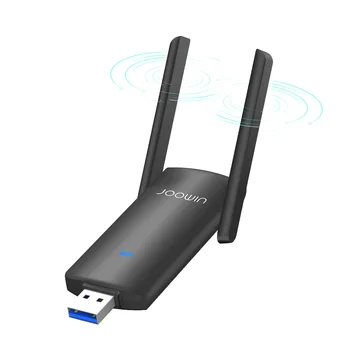Long range WiFi adapter for pc JW-924AC 1300Mbps usb wireless dongle for printer