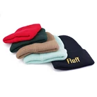 Knit Winter Hat 100% Cotton New Wholesale Custom Knitted Toques Pom Winter Knit Beanie Hat Knitted