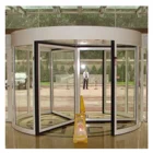 Door Revolving Doors Luxury Induction Rotation 3 Wing Automatic Glass Revolving Door For Hotel