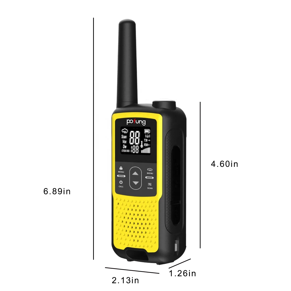 Pofung T22 Licence Free FRS Long Talking Rang Handheld Rechargeable PMR446 Two Way Radio PMR 446 Walkie Talkie