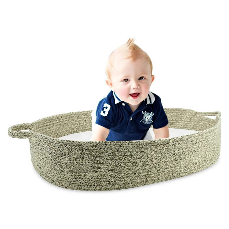 woven changing table basket