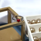 I Ring Low Price 925 Sterling Silver Office/Career I Love You Ring For Ladies