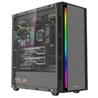 Computer Double Tempered Glass Tower ATX Computer PC Led Computer Case Tower Game Computer