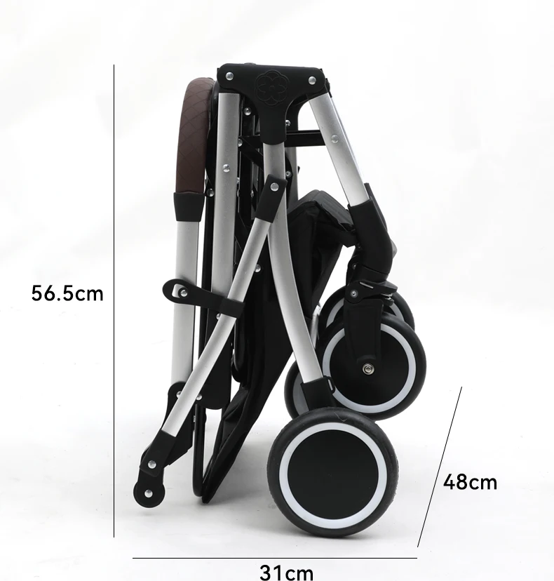 New Pet Stroller Luxury Double Deck Stroller Dog Cat Large Space Folding Bag Multi-functional Stroller Pet Products details