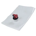 Laminate Bag Transparent Food Grade PA/PE Laminate 3l Bag In Box Wine With Vitop Dispenser Valve