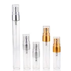 Bottle Vial Glass Vial Bottle 2ml 3ml 5ml 8ml 10ml Mini Refillable Glass Perfume Bottle Vial With Aluminum Mist Sprayer