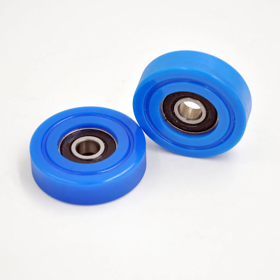 PU60840-11 608RS 8x40x11mm plastic coated bearing polyurethane wheel material