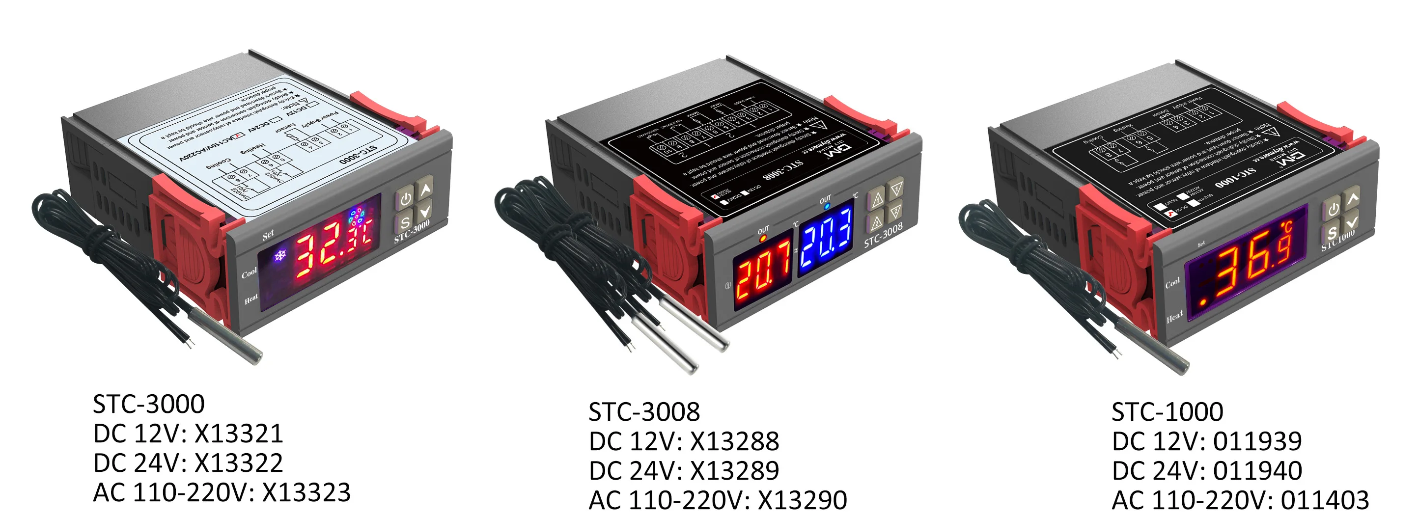 Stc Stc Stc Dual Led Digital Thermostat Temperature