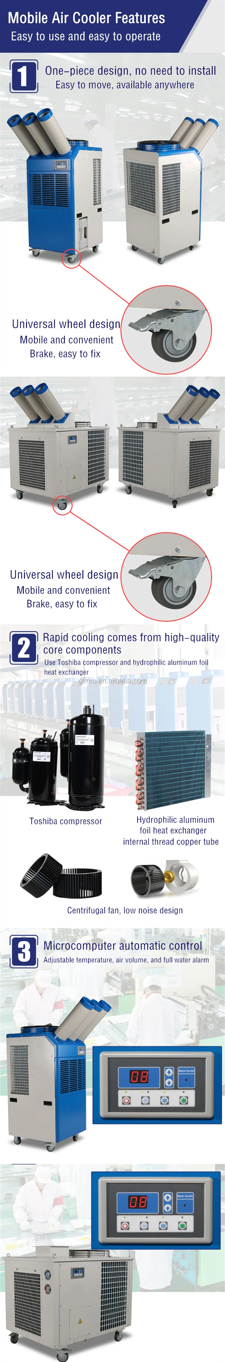 Spot Cooler, Portable, 11900BTU - detail 14