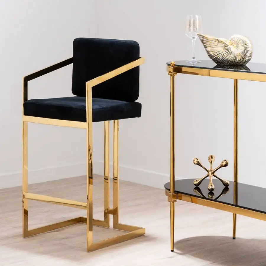 gold frame counter stool