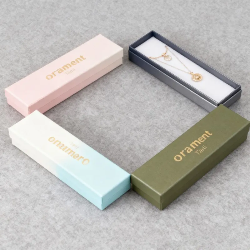 product manufacture high end rigid jewelry paper box flexography base and lid necklaces bracelets box hot sale custom logo rings box-4