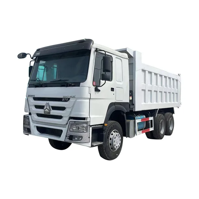 Used good quality export HOWO 375hp heavy duty dump truck 6x4 20tons 25 Tons dump trucks  euro2 3 Tipper trucks for sale