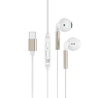 Headset Low Price Headset Stereo 1.2M Type C Earphone Deep Custom HiFi Metal Earphones For Samsung In Ear Wired Earphone