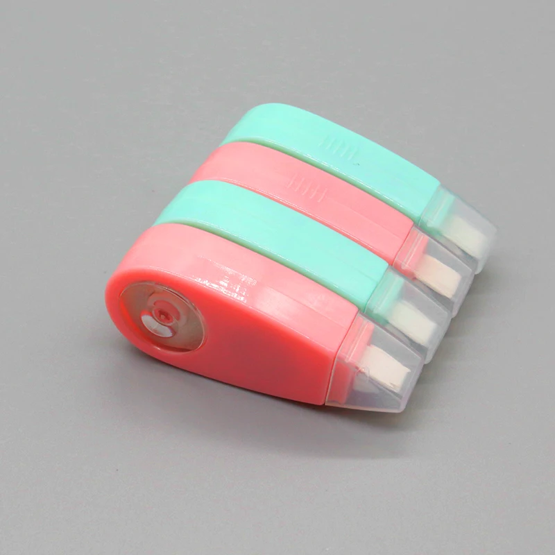 Kawaii Stationery Cute White Out Correction Tape  Student Use Mini Correction Tape Green Orange OEM Color Weight  5mm*5m