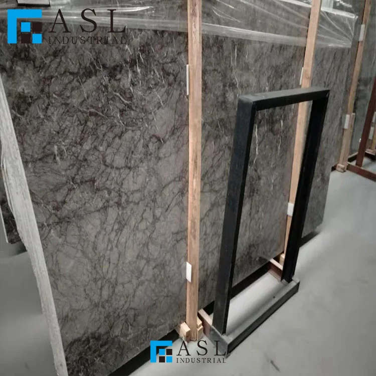 Factory direct Italy tafrry grey sahara marble slab yeni grey lido buffett artic grey marble