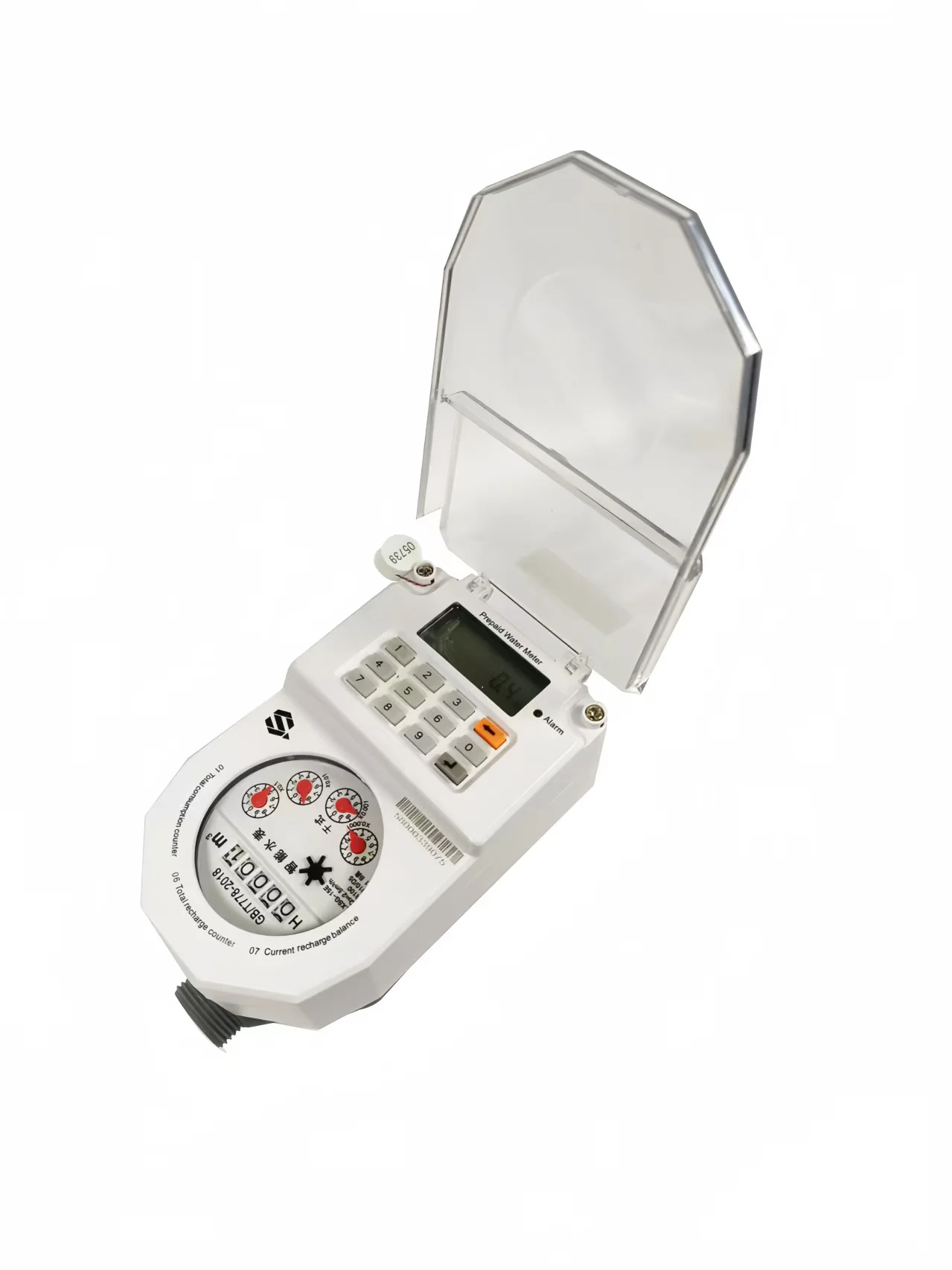 STS Standard Prepaid Water Meter with 2.5/4/6.3 m³/h Flow Rate 99999m³ Measurement Range and 2 Years Warranty