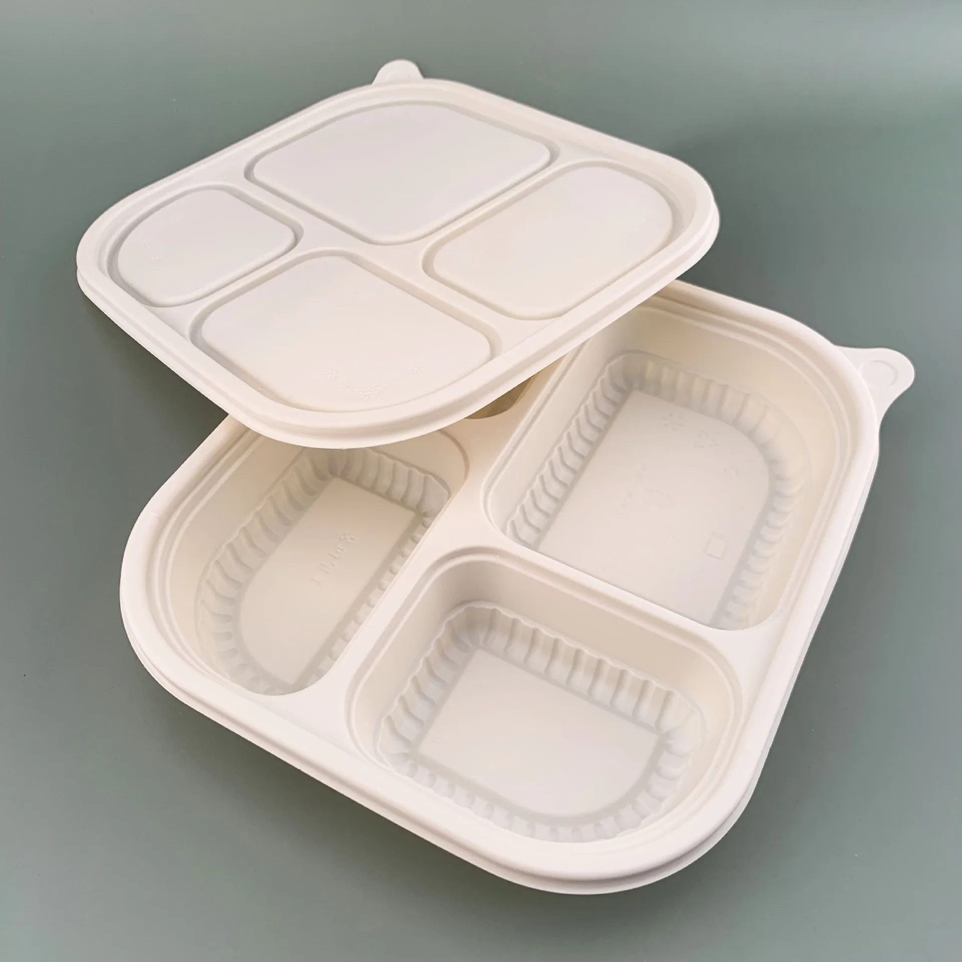 Corn Starch Box Ml Take Out Container Food Box With Compartments