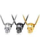 Necklace Stainless Steel Necklace Personalized Titanium Steel Skull Men Necklace Choker Necklace