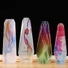 Crystal Gleam Crystal Trophy Iceberg Trophy New Style Modeling Color Watercolor Rendering Award Trophy Crystal