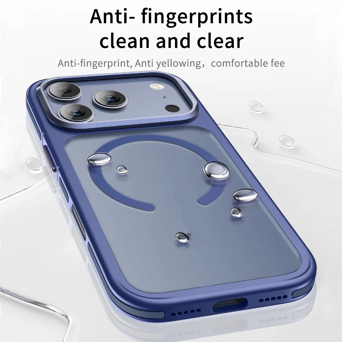 product dual tone skin texture shockproof matte hard pc tpu custom phone cover for iphone 17 pro max 16 15 pro with strong magnetic-9