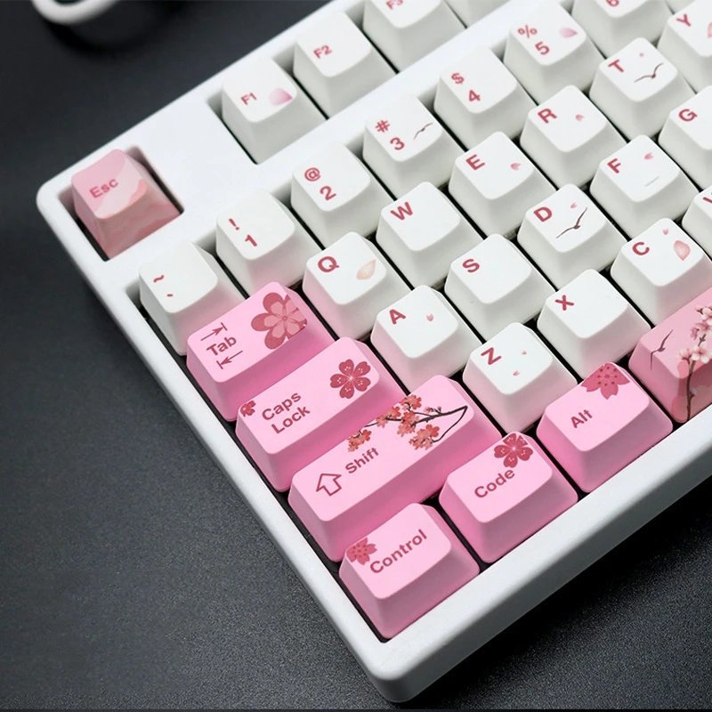 cherry blossom tree keycaps