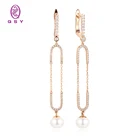 Earrings Silver Earrings Pearl Fashion Jewelry Silver Gold Drop Earrings OEM Factory Manufacturer