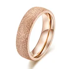 Gold Wedding Rings High Quality 316L Stainless Steel 14K Gold Plated Women's Wedding Rings Jewelry