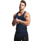 Black Man Vest Custom Bodybuilding Stringer Solid Black Tank Top Plus Size Cotton Man Sport Gym Weights Vest