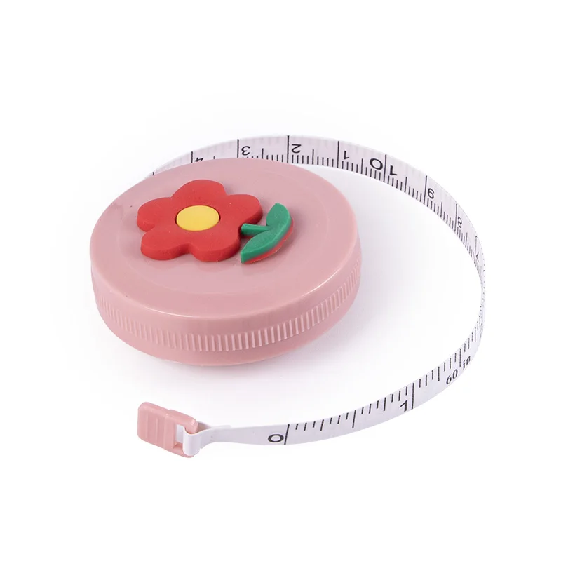 Promotional Custom Logo Plastic Tape Measure with Keychain 1.5 m Measuring Tapes
