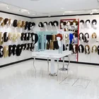 Wall Hair Shop Hair Wig Display Racks Wall Mounted Hair Wig Display Racks Hair Shop Display Furniture
