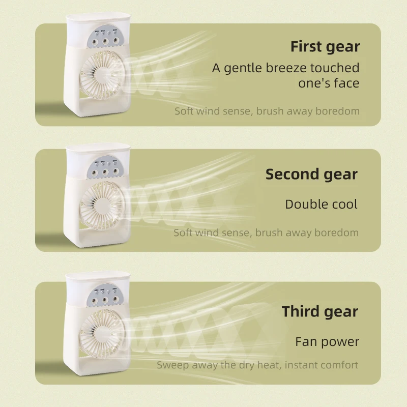 Mist Water Spray Fan, Portable, 5V, Battery - detail 8