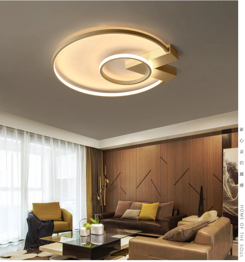 Simply Post-Modern Nordic Circle Surface Mounted LED Ceiling Lamp Indoor Round Ceiling Lighting