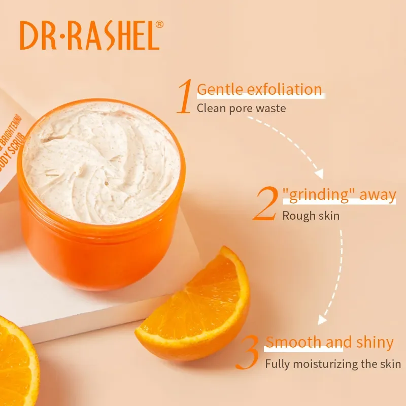 dr rashel Vitamin C Exfoliating & Brightening Face & Body Scrub in stock