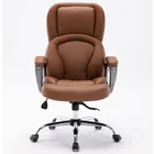 Chair Adjustable Chair Hot Sale MC Office Leather Chair Modern Black Brown Spring Style Funiture Adjustable