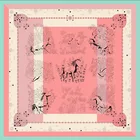 Elegant Scarf Hot Selling Fashion Elegant Designer Neck Kerchief Printed Silk Lady Scarves Square Silky Scarf