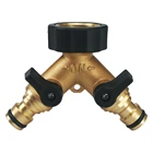 Promotional Various 2-way Water Water Distributor Multi Hose Splitter Garden Hose Splitter